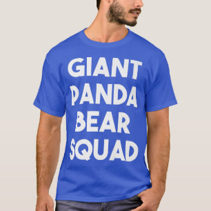 T-shirt Escouade d'ours de panda géant - Drôle Ours de pan