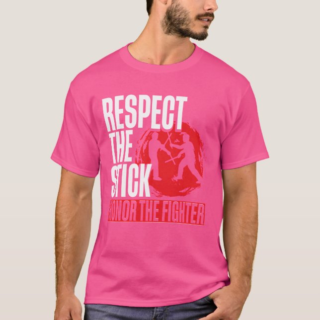 T-shirt Escrima Arnis Martial Arts Respectez la famille St (Devant)