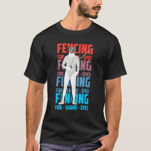T-shirt Escrime d'escrime d'escrime combat Sport de combat