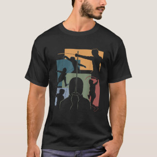 T-shirt Escrime drôle Cool escrimeur épéiste Combats d'épé