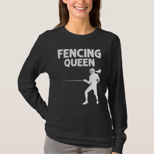 T-shirt Escrime pour femmes Maman escrimeuse Sports d'épée
