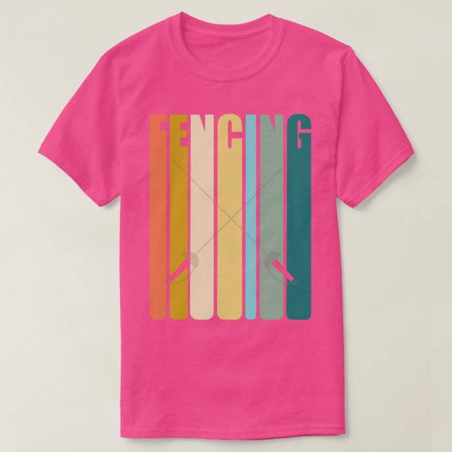T-shirt Escrime Retro Sport (Design devant)