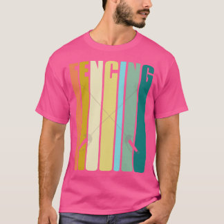 T-shirt Escrime Retro Sport