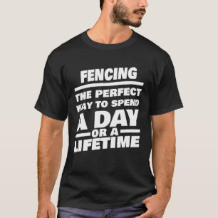 T-shirt Escrimeur de toute une vie disant Escrimeur