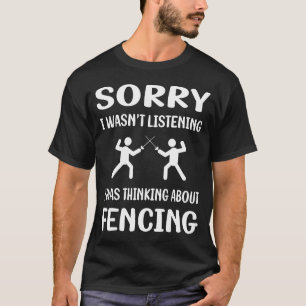 T-shirt Escrimeur d'escrime qui n'écoute pas