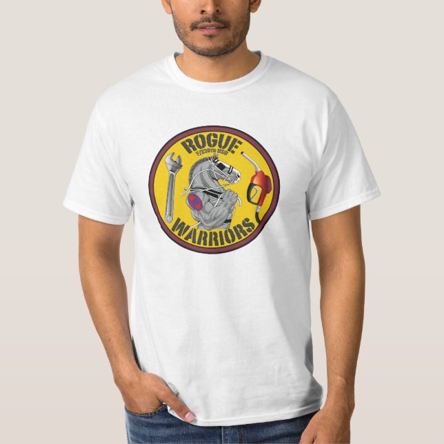 T-shirt escroc de couleur de guerrier (Devant)