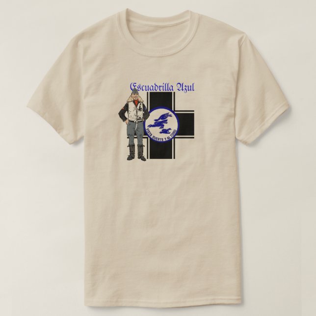 T-SHIRT ESCUADRILLA AZUL (Design devant)