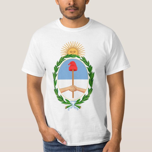T-shirt Escudo De Argentine - manteau des bras de (Devant)