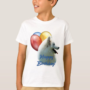 T-shirt Eskie Joyeux Balloon d'anniversaire