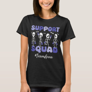 T-shirt Esophage personnalisé Équipe de soutien au cancer 
