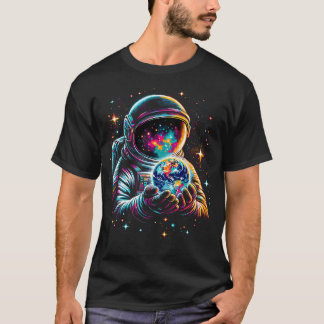 T-shirt Espace Amusant Astonaut Espace de retenue