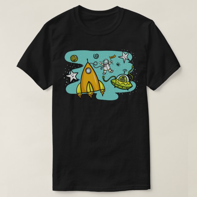 T-shirt Espace astronautique (Design devant)