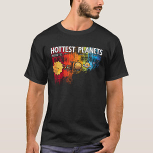 T-shirt Espace astronomique du système solaire planétaire