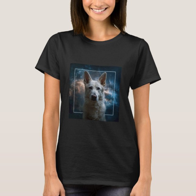 T-shirt Espace Berger Blanc Allemand (Devant)