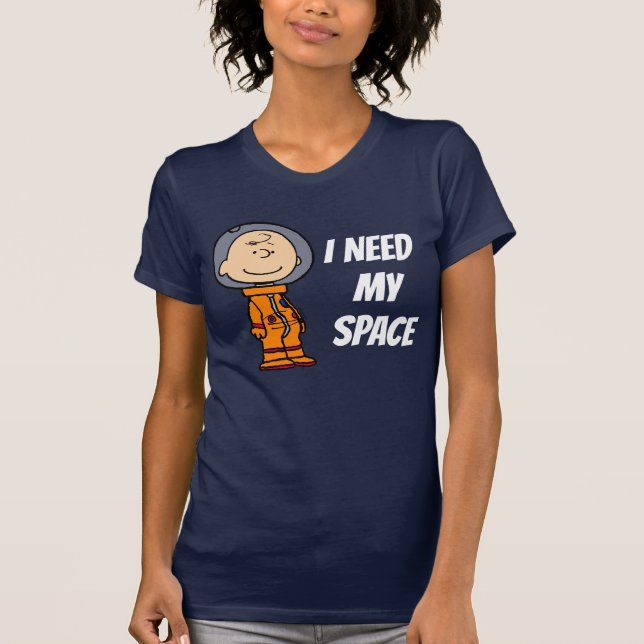 T-shirt ESPACE | Charlie Astronaut Brown (Devant)