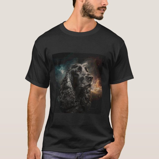 T-shirt Espace Cocker Spaniel (Devant)