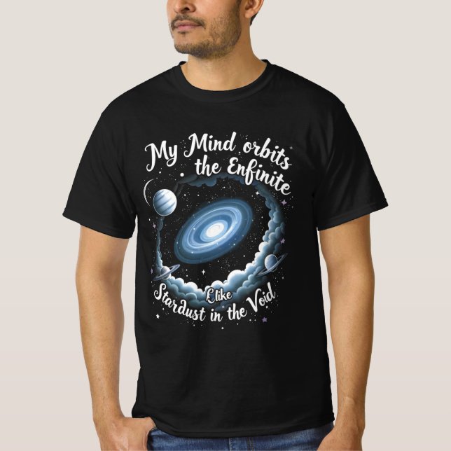 T-shirt espace cosmique mystique (Devant)