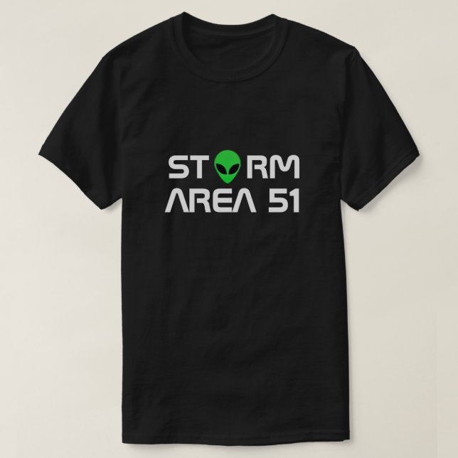 T-SHIRT ESPACE DE TEMPÊTE 51 DESIGN ALIEN (Design devant)