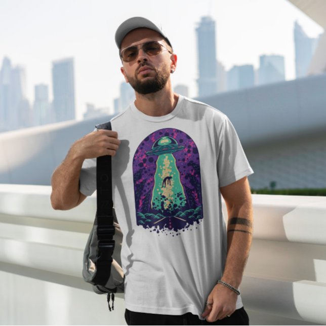 T-shirt Espace d'enlèvement d'Aliens (Créateur téléchargé)