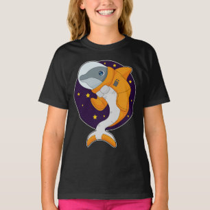 T-shirt Espace des astronautes dauphins