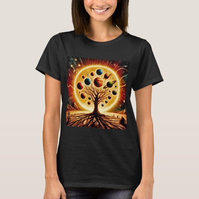 T-shirt Espace et nature mystique #5 (Devant)