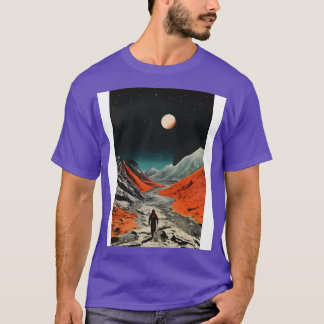 T-shirt Espace et temps Art Vintage