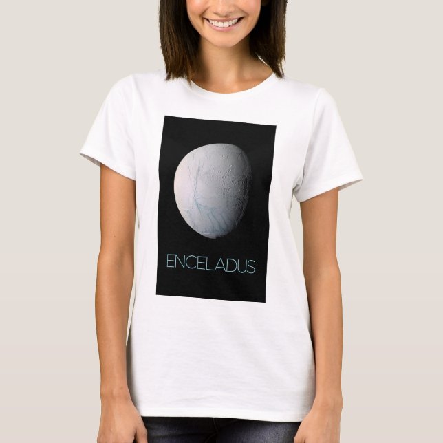 T-shirt Espace Extérieur, Cosmos, Système Solaire, Lune En (Devant)