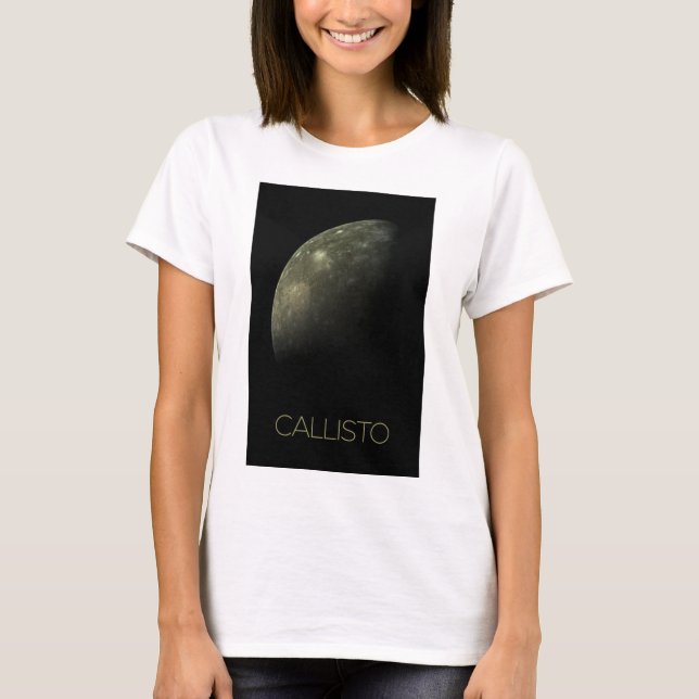 T-shirt Espace Extérieur, Cosmos, Système Solaire, Moon Ca (Devant)
