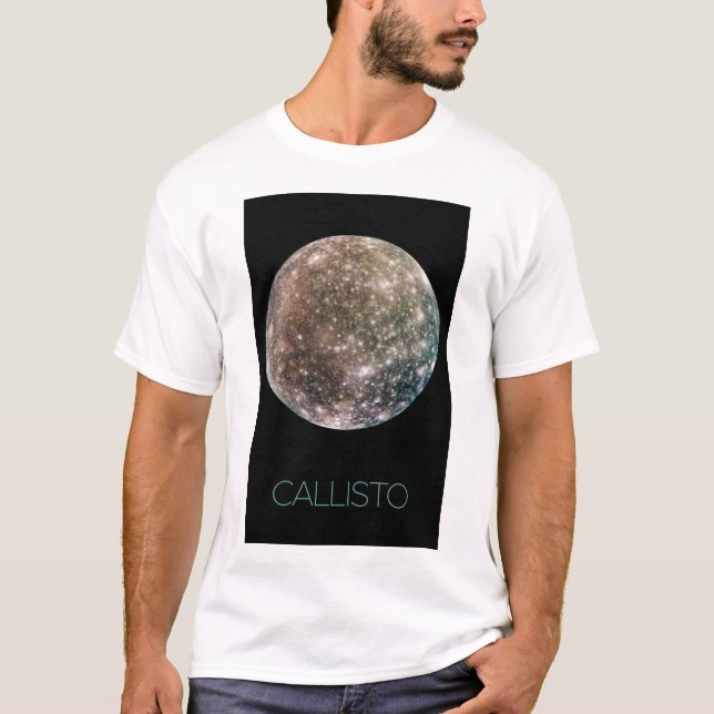 T-shirt Espace Extérieur, Cosmos, Système Solaire, Moon Ca (Devant)