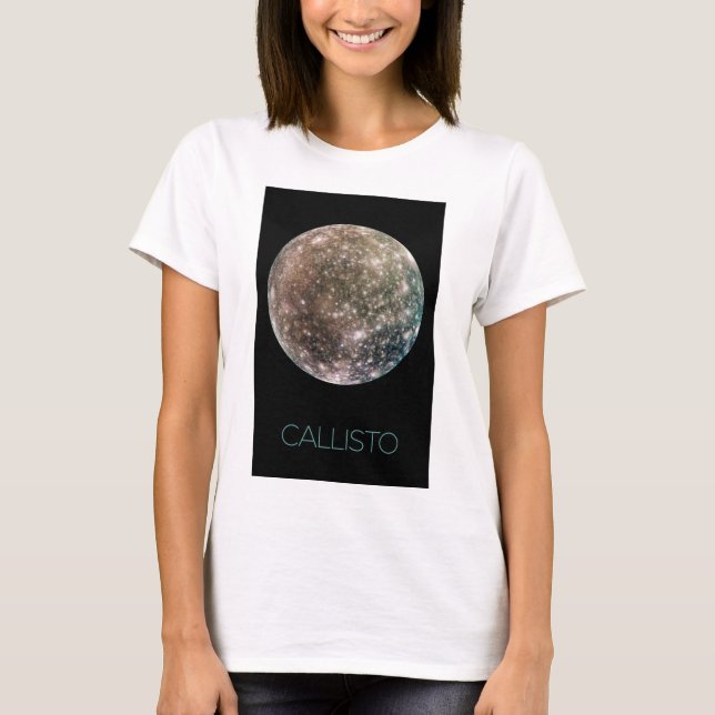 T-shirt Espace Extérieur, Cosmos, Système Solaire, Moon Ca (Devant)
