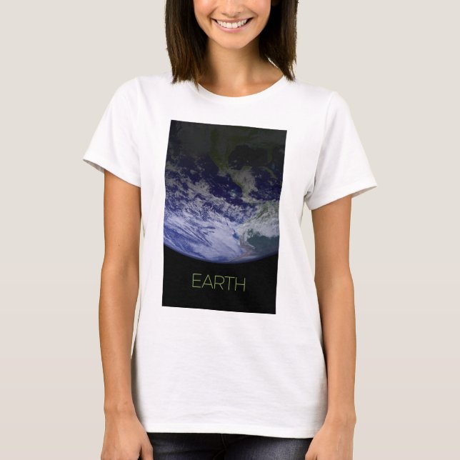 T-shirt Espace Extérieur, Cosmos, Système Solaire, Planète (Devant)