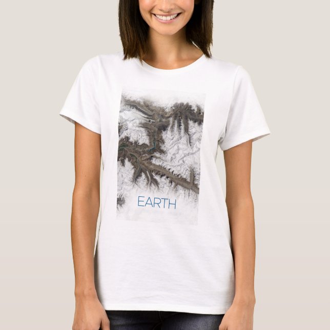 T-shirt Espace Extérieur, Cosmos, Système Solaire, Planète (Devant)