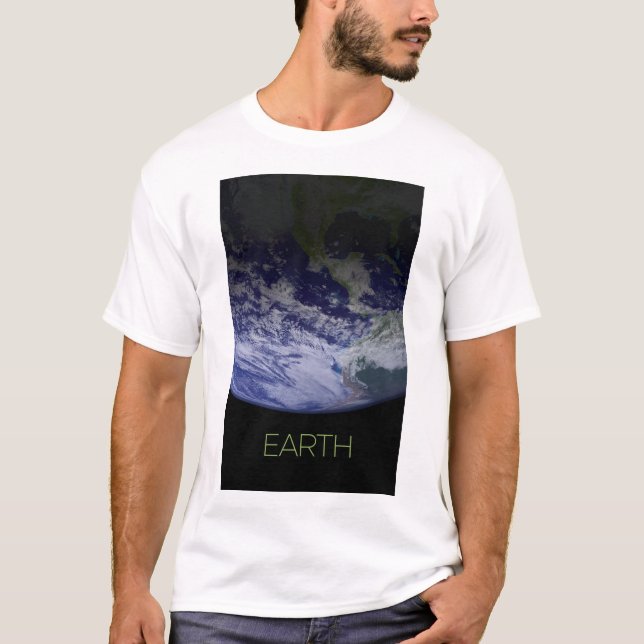 T-shirt Espace Extérieur, Cosmos, Système Solaire, Planète (Devant)
