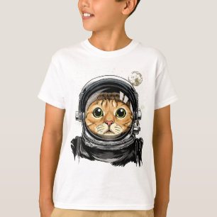 T-shirt Espace extra-atmosphérique Chat Kitty Astronaut Vi