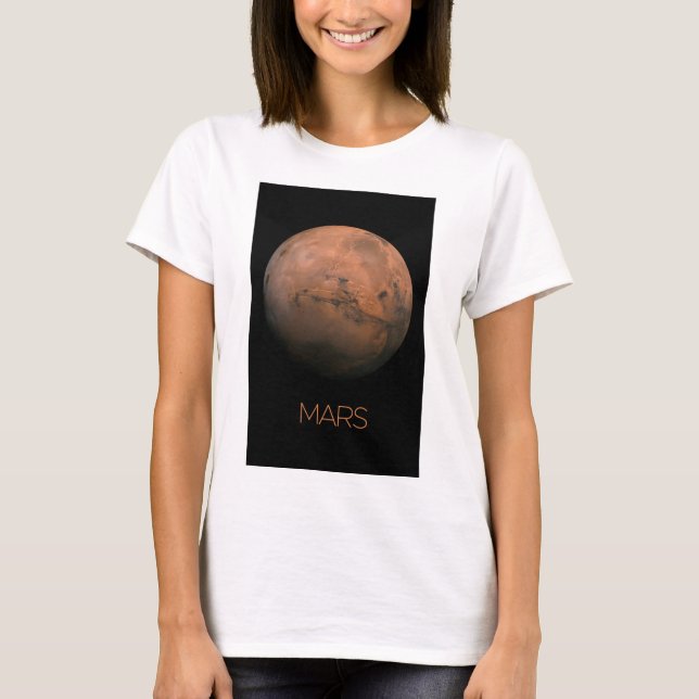 T-shirt Espace extra-atmosphérique, Galaxie, Système solai (Devant)
