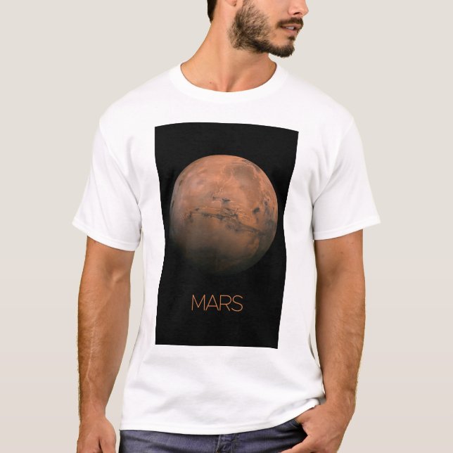 T-shirt Espace extra-atmosphérique, Galaxie, Système solai (Devant)