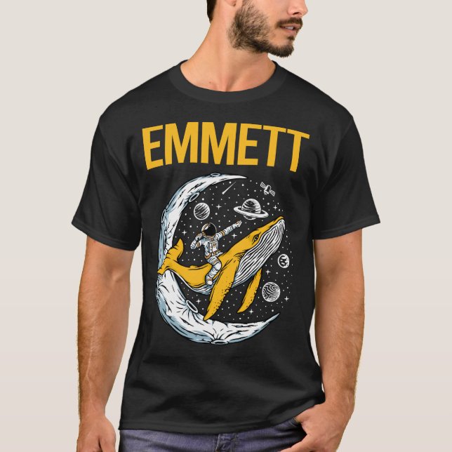 T-shirt Espace heureux - Nom Emmett (Devant)