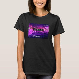 T-shirt Espace liminal esthétique Vaporwave 80's 90's Rétr