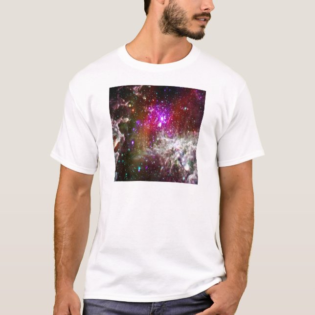T-shirt Espace - Nébuleuse Pacman (Devant)