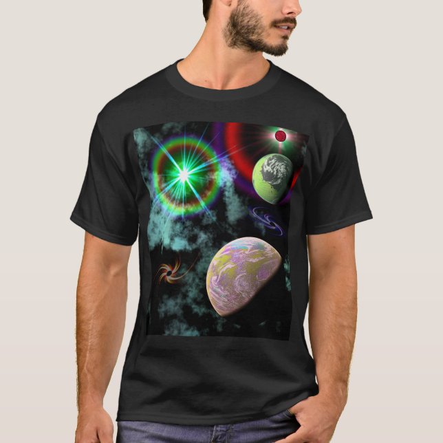 T-SHIRT ESPACE PROFOND (Devant)