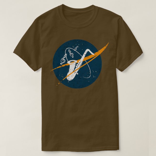 T-shirt Espace Sax Vintage (Design devant)