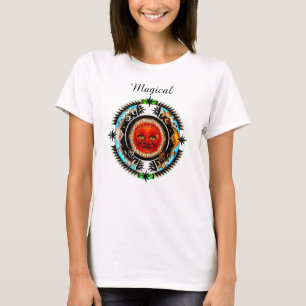T-shirt Espace Soleil Et Lune Mandala