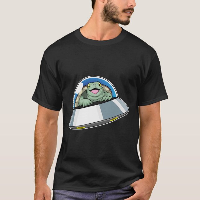 T-shirt Espace Spatial Tortue (Devant)