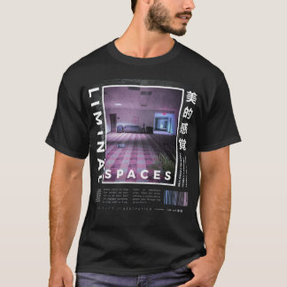 T-shirt Espaces Liminaux Rétro 80s & 90s Vaporwave esthéti