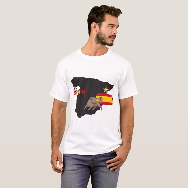 T-SHIRT ESPAGNE (Devant entier)