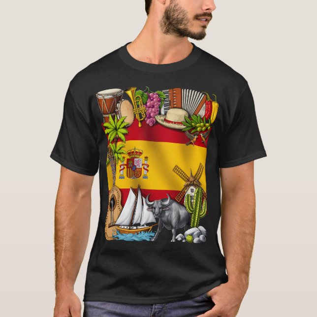 T-shirt Espagne (Devant)