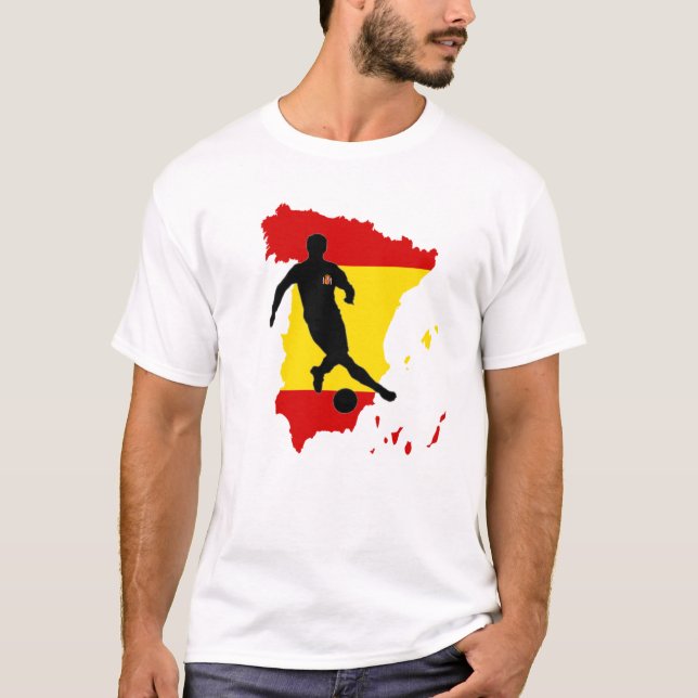T-shirt Espagne blanc. 04 (Devant)