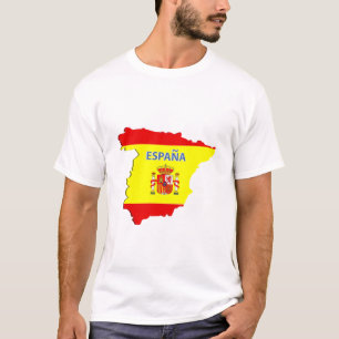 T-shirt Espagne carte iPhone SE/5/5s/5c poche