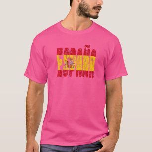 T-shirt Espagne Drapeau Espagne Voyage vacances Espagne Fi