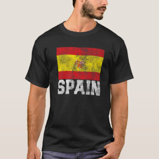 T-shirt Espagne Drapeau Fierté Racines Pays Famille Nati